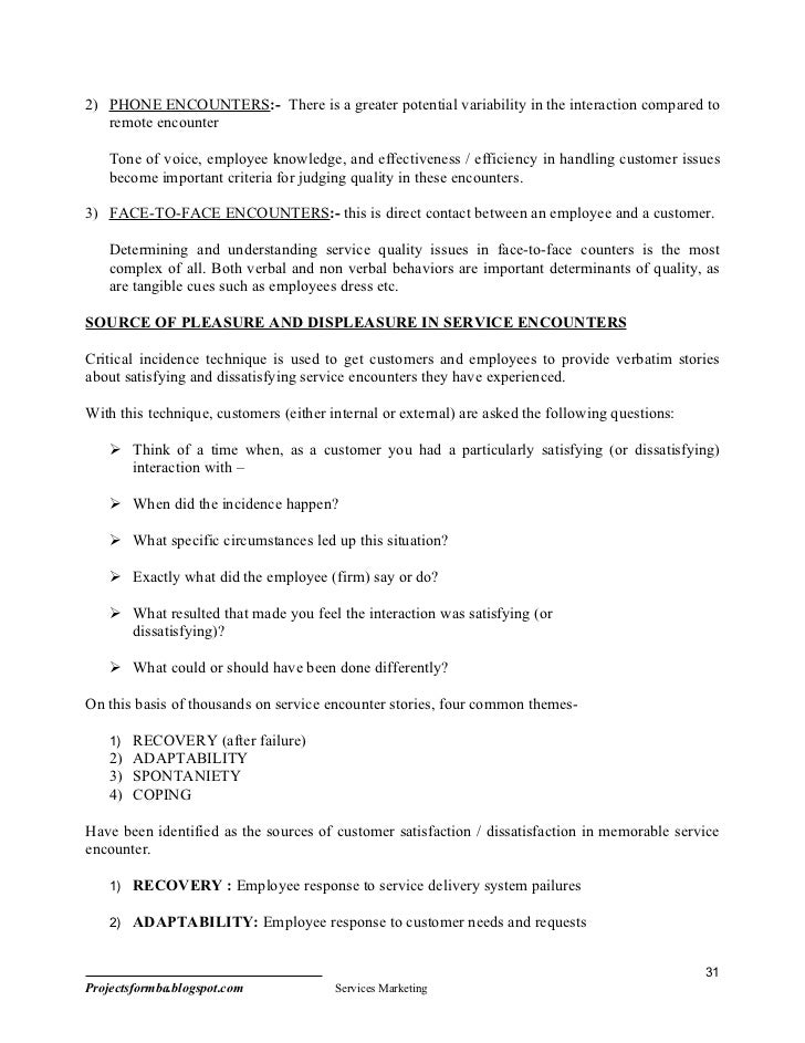example of service encounter in hotel importance of service encounter